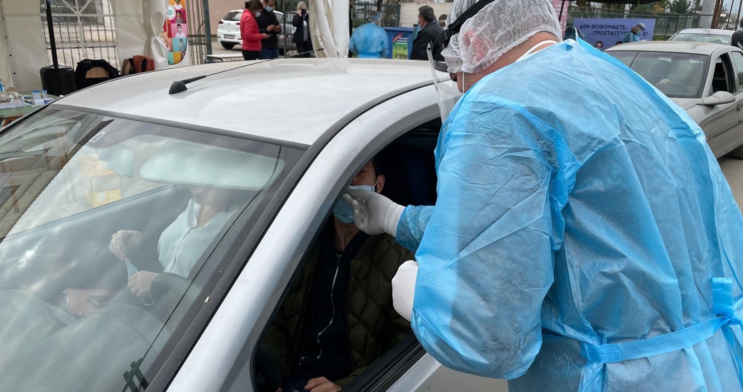 Τρία κρούσματα κορωνοϊού σε rapid tests στη Λάρισα 